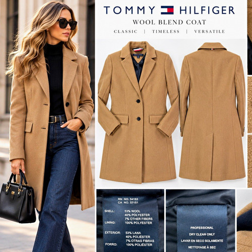 Tommy hilfiger camel wool - tommy,